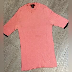 Authentic Louis Vuitton Japan Cashmere Silk Short Sleeve Ribbed Knit Top Sz.XS